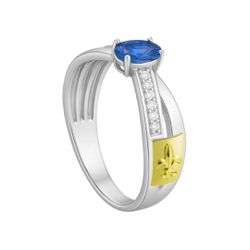 Anel em Prata Formatura Pedagogia Pedra Oval - P13... - Lola Braga Acessórios