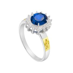 Anel em Prata Formatura Feminino Pedra Oval Destaq... - Lola Braga Acessórios