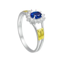 Anel em Prata Formatura Feminino Pedra Zircônia Ov... - Lola Braga Acessórios