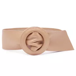 Cinto Faixa de Couro Nude - Look My Bag