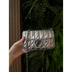 Bolsa Giulia Couro Onix 2.0 - Look My Bag