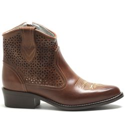 Bota Feminina Texana Cano Curto - Look Stock