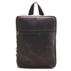 Mochila em Couro Lookstock Chocolate