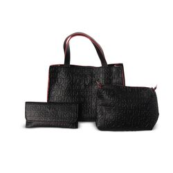 Bolsa Feminina Lorena Rodrigues Lançamento Preto Vermelho - Lorena Rodriguez
