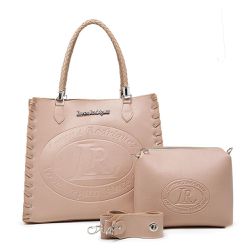 Bolsa Sacola Classic Lr + Nécessaire - Rosé - Lorena Rodriguez