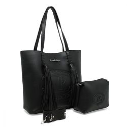 Bolsa Sacola Lr + Nécessaire - Preta - Lorena Rodriguez