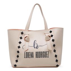 Bolsa Sacola Lr - Bege - Lorena Rodriguez
