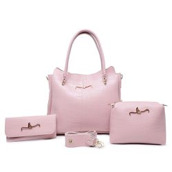 Kit Bolsa Sacola Luxo Rosa - Lorena Rodriguez