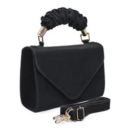 Bolsa bico camurça alça enrugada - HYPE DROP