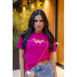 Tee Wonder Woman - Pink - LOVE TEE