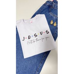 Tee Jesus Friends Branca - LOVE TEE