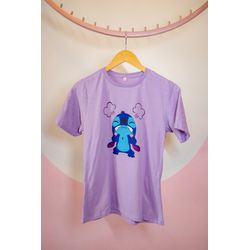 Tee Stitch Zangado - Lilas - LOVE TEE