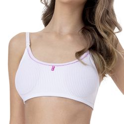 SUTIA TOP COM BOJO REMOVIVEL BRANCO - Love Secret