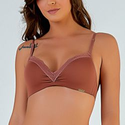 SUTIÃ COM BOJO CAMISETA BRONZE - Love Secret