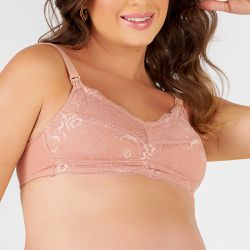 SUTIÃ AMAMENTAÇÃO RENDADO CARAMELO - Love Secret