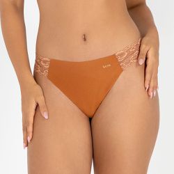 CALCINHA LASER FIO DENTAL CONHAQUE - Love Secret