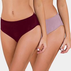 Kit Calcinha Basic Rosa Retro/henna - Love Secret