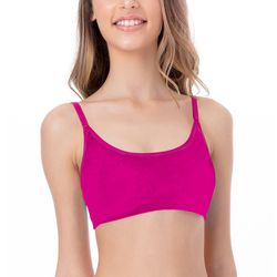 Sutia Top Com Bojo Removivel (liso) Azaleia - Love Secret