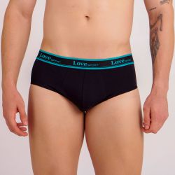 CUECA BRIEF PRETO - Love Secret
