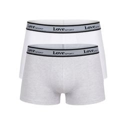 KIT CUECA TRUNK BRANCO/MESCLA - Love Secret