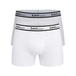 KIT CUECA BOXER BRANCO/MESCLA - Love Secret