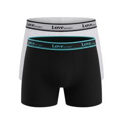 KIT CUECA BOXER BÁSICA PRETO/MESCLA - Love Secret