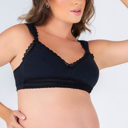 SUTIÃ AMAMENTAÇÃO C/ALÇA SOFT PRETO - Love Secret