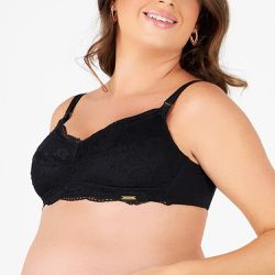 SUTIÃ AMAMENTAÇÃO RENDADO PRETO - Love Secret