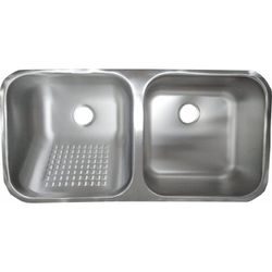 TANQUE DUPLO ESCOVADO 87X44X22CM AÇO INOX 304 LD - LPF DISTRIBUIDORA