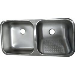 TANQUE DUPLO ESCOVADO 87X44X22CM AÇO INOX 304 LE - LPF DISTRIBUIDORA