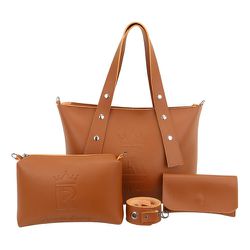 Bolsa Feminina Shopper Kit + Necessaire + Carteira New 010 - LR BOLSAS E ACESSÓRIOS