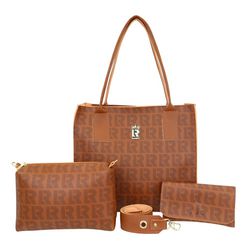 Bolsa Feminina Tote Estilo Kit + Carteira + Necessaire 09 - LR BOLSAS E ACESSÓRIOS