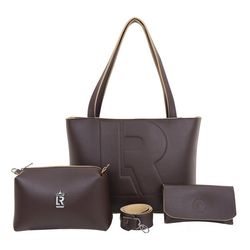 Bolsas Femininas Shopper Kit + Necessaire + Carteira Lr 018 - LR BOLSAS E ACESSÓRIOS