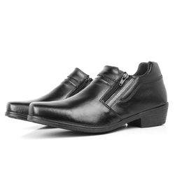 Bota Social Masculina Confortável Ziper Lançamento... - Lucari Calçados