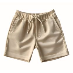 Short Infantil Bege - LucasLunny