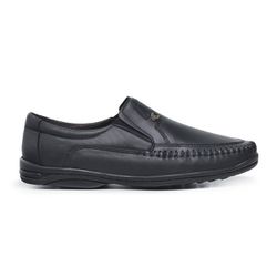 MOCASSIM SAPATILHA LUFLEX EM COURO - 5002 PRETO - Luflex Conforto