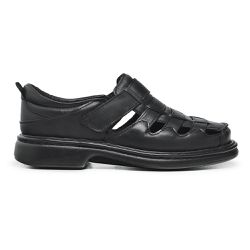 Sandália Masculina Luflex Couro Legítimo de Carnei... - Luflex Conforto