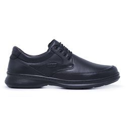 CASUAL COMFORT LUFLEX EM COURO - 6033 PRETO - Luflex Conforto