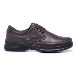 CASUAL COMFORT LUFLEX EM COURO - 6033 CAFE - Luflex Conforto