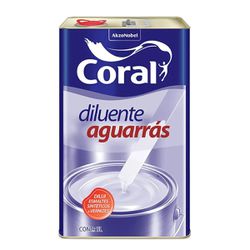 Diluente Aguarrás Transparente Coral 5L - Luidar Tintas