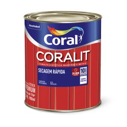 Esmalte Sintético Coralit Secagem Rápida Acetinado... - Luidar Tintas