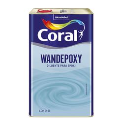 Diluente Epoxi Wandepoxy Coral 5L - Luidar Tintas