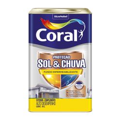 Fundo Impermeabilizante Sol & Chuva Coral 18l - Luidar Tintas