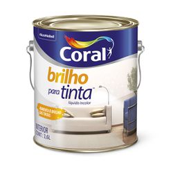 Brilho Para Tinta Líquido Incolor Coral 3,6L - Luidar Tintas