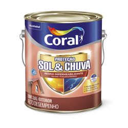 Resina Sol e Chuva Impermeabilizante Base Água Cer... - Luidar Tintas