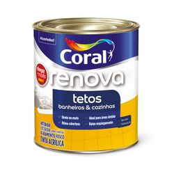 Tinta Acrílica Renova Tetos Branco Chega de Mofo C... - Luidar Tintas