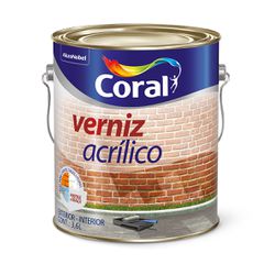 Verniz Acrílico Incolor Coral 3,6L - Luidar Tintas