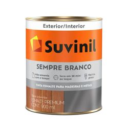 Tinta Esmalte Sempre Branco Brilhante Suvinil 900m - Luidar Tintas
