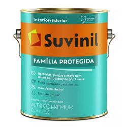 Tinta Acrílica Família Protegida Acetinado Branco ... - Luidar Tintas