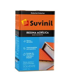 Resina Acrílica Base Solvente Suvinil 5L - Luidar Tintas